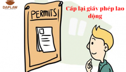 THỦ TỤC CẤP LẠI GIẤY PHÉP LAO ĐỘNG CHO NGƯỜI NƯỚC NGOÀI